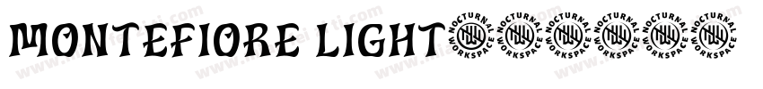 Montefiore Light字体转换